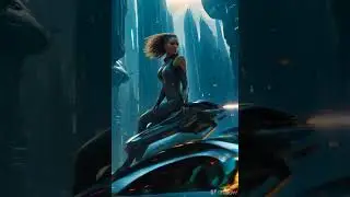Другие миры #animation #digitalart #art #creative #future #otherworldly #cyber #girl #cityscape