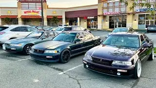WENT TO A CAR MEET & MET ANOTHER ACURA LEGEND OWNER‼️ TOOK HIM ON A RIDE OUT WITH US