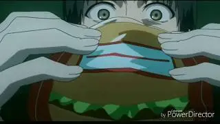 Kaneki kun eating human food