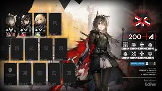 【Arknights】【CCBP#1 Pyrolysis】3rd Rotating Map 200 Points Low End + Texas Alter