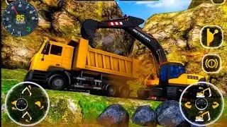 Offroad Construction Machines Driving - Heavy excavator Crane City Simulator - Android Gameplay