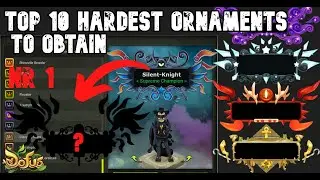 Dofus - TOP 10 Hardest ORNAMENTS To Obtain In The Game! [ Without Leeches ]
