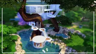 Sims 4 Speed Build | Modern Tree Pods