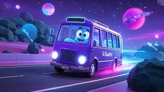 The Wheels on the Space Bus | Outer Space Rhyme for Kids | Nursery Rhymes & Songs for Children