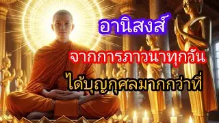อานิสงส์จากการภาวนาทุกวัน ได้บุญกุศลมากกว่าที่คิด.#ธรรมะ #ธรรมะก่อนนอน #ปัญญาแห่งชีวิต 