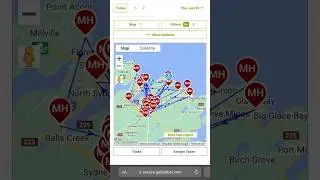 Scheduling and routing at its finest! Link in bio to see how! #jobber #crm #landscaping #efficiency