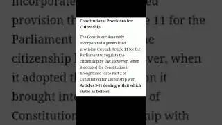 Discuss the main provisions of The Citizenship Act, 1955. What are the contemporary   debates on..