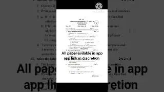 Fa2 maths paper 6th to 10th class studets ||Ap||Fa2||2023