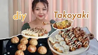 TAKOYAKI (Cooking + Mukbang) | Philippines