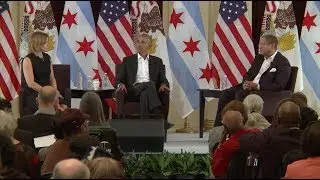 President Obama shares his early vision for his Presidential Center in Chicago