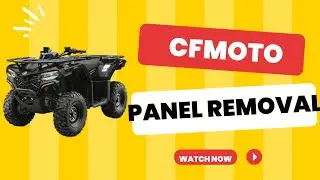 Как снять боковую панель CFMOTO Cforce 400