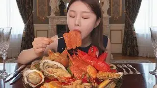 🔥SEAFOOD FEAST – DELICIOUS FROM THE GLANCE❗️❗️🦞🪼🐙🦪🍣