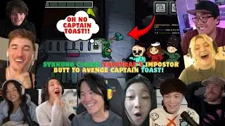 AMIGOPS Back at it with Amogus! Sykkuno Clocks Valkyrae's Impostor Butt to Avenge his CAPTAIN TOAST!