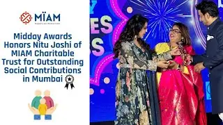 Nitu Joshi Honored at Midday Awards for Social Impact, Mumbai 🏆