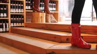 Hunter - Original Short Gloss in Pillar Box Red