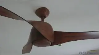 Minke Aire Artemis 147cm Fan with Light in Dark Koa - Look