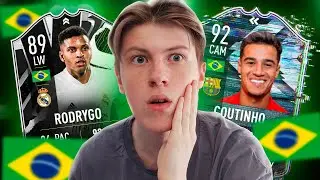 КРУТЫЕ БРАЗИЛЬЦЫ в СБЧ | КОУТИНЬО 92 и РОДРИГО 89 | ОБЗОР КАРТ | FIFA 21