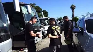 We are converting a bus into a tattoo shop day 1