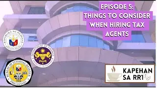 Kapihan sa RR1 Episode 5 - Things to Consider when Hiring Tax Agents