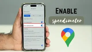 How To Turn On Speedometer On Google Maps On iPhone! (2026)