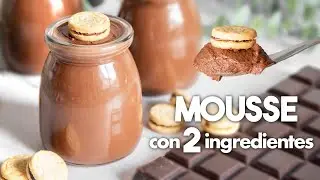 Chocolate Mousse with 2 Ingredients | Easy No-Bake Dessert