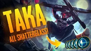 Vainglory - Breaking the Meta EP 53: ALL SHATTERGLASS!! Taka |CP| Gameplay [2.1]