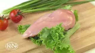 K&N's - Premium chicken, raised on 100% vegetarian feed.