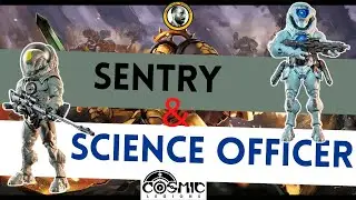 Cosmic Legions T.U.5.C.C. Sentry and Science Officer #collectibles #actionfigures #scifi #collection