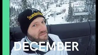 SWEDISH MOUNTAINS - DECEMBER 2017 Monthly favorites - Santa run, skiing, new years eve, hanna turi