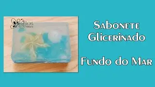 SABONETE GLICERINADO FUNDO DO MAR #saboariaartesanal #baseglicerinada 
