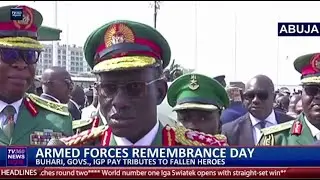 Armed Forces Remembrance Day: Buhari, Govs., IGP pay tributes to fallen heroes