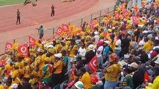 Kaizer Chiefs vs. AS Simba Live at Dobsonville Stadium . CAFCC