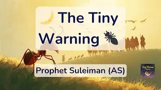 Why Did the Mighty Army Stop? 🛑 | Prophet Suleiman (AS) & The Ant | Islamic Bedtime Story 🌙 #islam