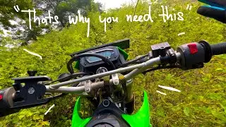 #trail #ride went wrong | in a mine field | reason why you need #klx230 | klx230 video | #trailride