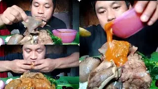Very Soft and tender buffalo meat and skin with spicy gravy @ongchiulam2524 