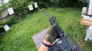 KWA/KSC- M4A1 R.I.S GBB Airsoft: ลองของใหม่