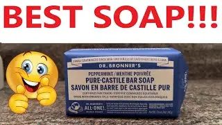 Обзор бруска мыла с перечной мятой от Dr. Bronner