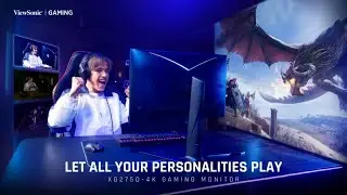 Let All Your Personalities Play - ViewSonic Gaming XG275D-4K | 27