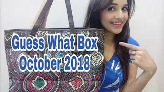 Guess What Box October 2018 |  Unboxing & Review | GIVEAWAY Open | Festive Edition |