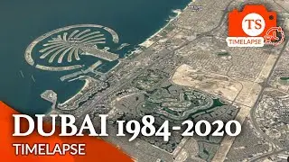 Dubai 1984-2020 Time-Lapse Video - from Google Earth