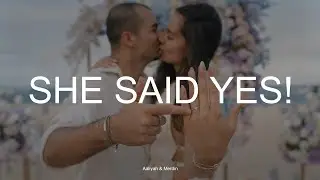 🌸 Dreamy Bali Beach Proposal | Romantic Engagement by the Ocean 🌊💍Aaliyah & Merdin #baliproposal