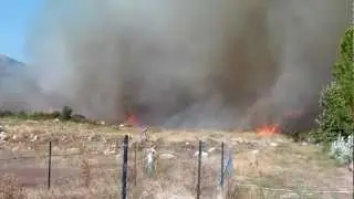 Fire In Asrovalta 27 August 2012