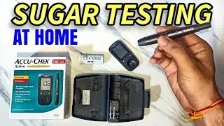 How to use Accu Chek Active Blood Glucose Monitoring system | accu chek glucometer Unboxing & Review