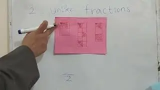 Kinds of fractions,like, unlike, equivalent fractions,class 3, national curriculum of maths 