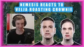 Nemesis Reacts to VELJA ROASTING CROWNIE 👀