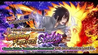 [Naruto Blazing]Blazing Festival Summon| Sasuke Judging Conventional | Naruto Ultimate Ninja Blazing
