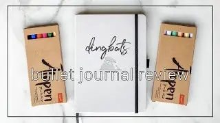 DINGBATS REVIEW || Earth Bullet Journal & Atopen Marker Sets - with Swatches + Bleed Test!