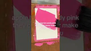 it's such a good color 💕 #art #artist #painting #applebarrel #pink #acrylicpainting