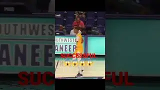 shot clock 3 points😱 #One Hand Basketball Player #Hansel Emmanuel #short