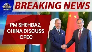PM Shehbaz Sharif Meets Chinese Minister, Highlights Progress on CPEC Phase-II || Breaking News